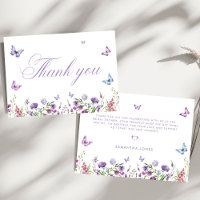 Papillons Modernes Floraux Fête de Mariage Violet