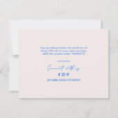 Carte De Remerciements Paquet de remerciement pour entreprise de lettrage (Dos)