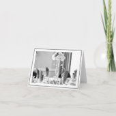 Carte De Remerciements Paramètre élégant de table (Devant)