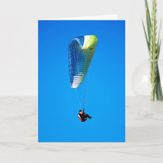 Carte De Remerciements Parapente (Devant)