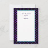 Carte De Remerciements Parapluie violet & coeurs .7 (Dos)