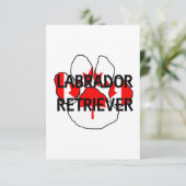 Carte De Remerciements Pare-feu de nom LR (Debout devant)