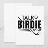 Carte De Remerciements Parle Birdie à moi (Devant / Derrière)