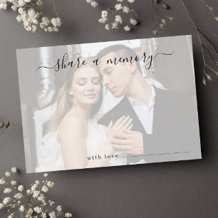 Carte De Remerciements Partager un Mariage de photos mémoire