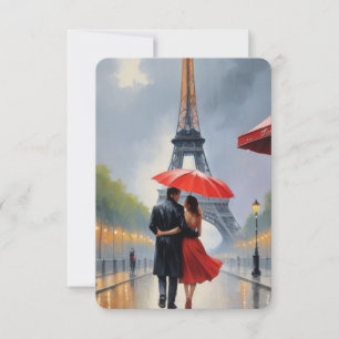 Carte De Remerciements Partez à la découverte de Paris