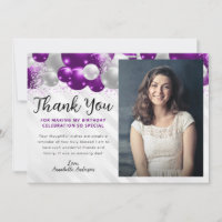 Parties scintillant de ballons d'argent violet pho