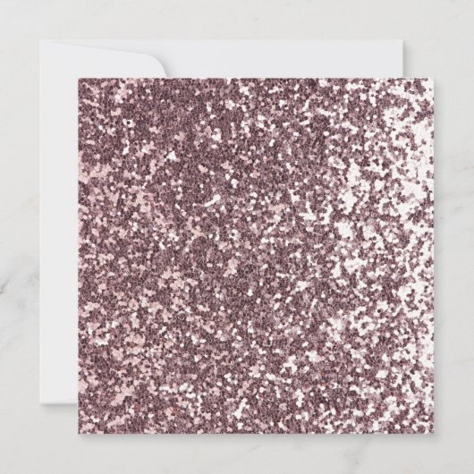 Carte De Remerciements Parties scintillant de Tea Party d'aquarelle perso (Dos)