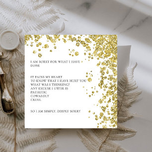 Carte De Remerciements Parties scintillant moderne et diamants Je suis dé