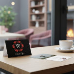 Carte De Remerciements Parties scintillant rouge Monogram Poker Chip Casi<br><div class="desc">Dites merci en style avec ces cartes de remerciement de mariage de casino tendance. La photo et le libellé modèle est facile à personnaliser et votre famille et vos amis seront ravis de recevoir ces fabuleux remerciements.</div>