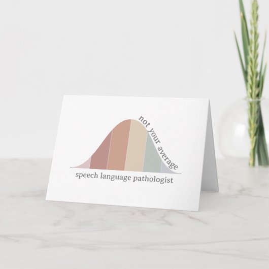 Carte De Remerciements Pas votre Pathologue de langue de la parole (Devant)