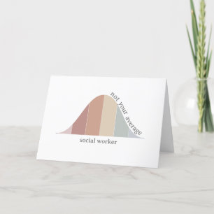 Carte De Remerciements Pas votre travailleur social moyen