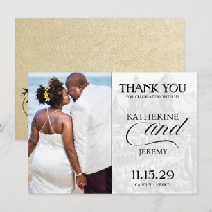 Carte De Remerciements Passeport de Champagne Mexique