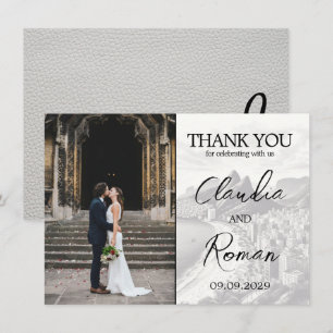 Carte De Remerciements Passeport du Brésil blanc