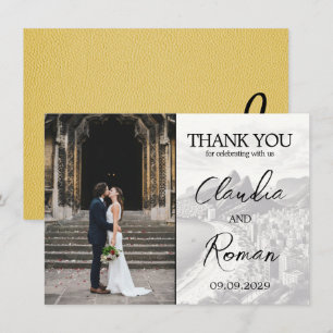 Carte De Remerciements Passeport du Brésil jaune