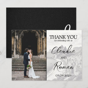 Carte De Remerciements Passeport du Brésil noir