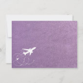 Carte De Remerciements Passeport Lavender California (Dos)