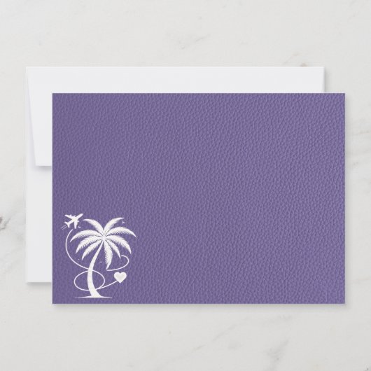 Carte De Remerciements Passeport Lilac Mexique (Dos)