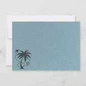 Carte De Remerciements Passeport mexicain bleu ardoise (Dos)