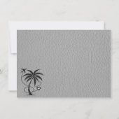 Carte De Remerciements Passeport Mexique gris (Dos)