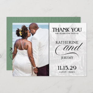 Carte De Remerciements Passeport Mexique Vert