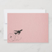 Carte De Remerciements Passeport rose de New York (Dos)