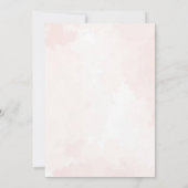 Carte De Remerciements Pastel Aquarelle Bunny Pâques Anniversaire (Dos)