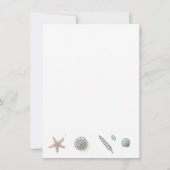 Carte De Remerciements Pastel Beach Enregistrer La Date (Dos)