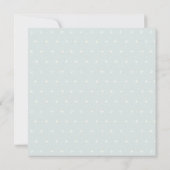 Carte De Remerciements Pastel Blue Green Foliage Couples Douche Invitatio (Dos)