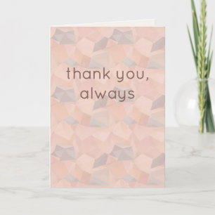 Carte De Remerciements Pastel Géométrique Pop Sur mesure