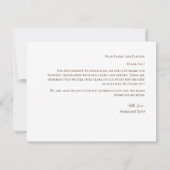 Carte de remerciements Pastel Pink Watercolor Mari (Dos)