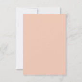 Carte De Remerciements Pastel Rose Aquarelle Rainbow Baby. Douche (Dos)