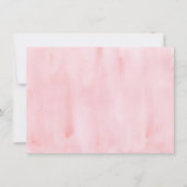 Carte De Remerciements Pastel rose sous la mer Anniversaire (Dos)