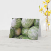 carte de remerciements "pastèques" (Fleur jaune)