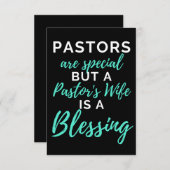 Carte De Remerciements Pasteur Are Special But A Pasteur (Devant / Derrière)