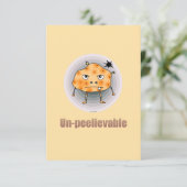 Carte De Remerciements Patate en colère drôle – Un art pelable (Debout devant)