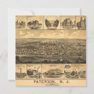 Carte De Remerciements Paterson New Jersey Railroad Sites naturels