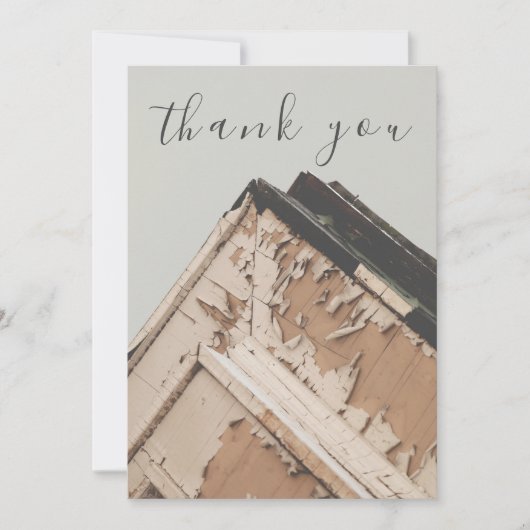 Carte de remerciements patiné blanc blanc bleu pla (Devant)