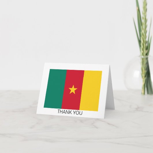 Carte De Remerciements Patriotic Cameroon (Devant)