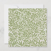 Carte De Remerciements Pattern of green leafy branches  (Devant)