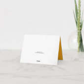 Carte De Remerciements Pattern orange Slice Fruit Food (Dos)