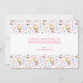 Carte De Remerciements Patters de Whimsical Watercolor (Dos)