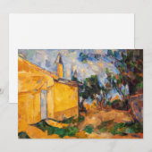 Carte De Remerciements Paul Cezanne - Le Cabanon de Jourdan (Devant / Derrière)