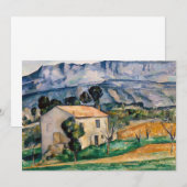 Carte De Remerciements Paul Cezanne - Maison en Provence (Devant / Derrière)