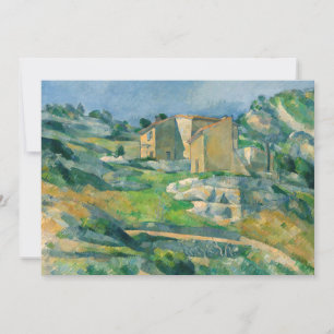 Carte De Remerciements Paul Cezanne - Maisons en Provence, vallée de Riau