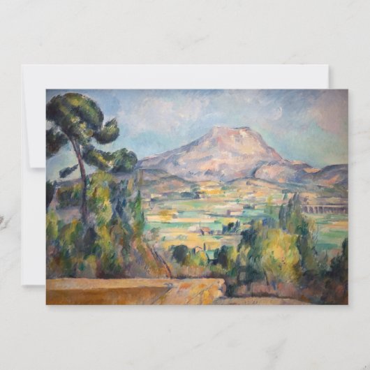 Carte De Remerciements Paul Cezanne - Mont Sainte-Victoire (Devant)