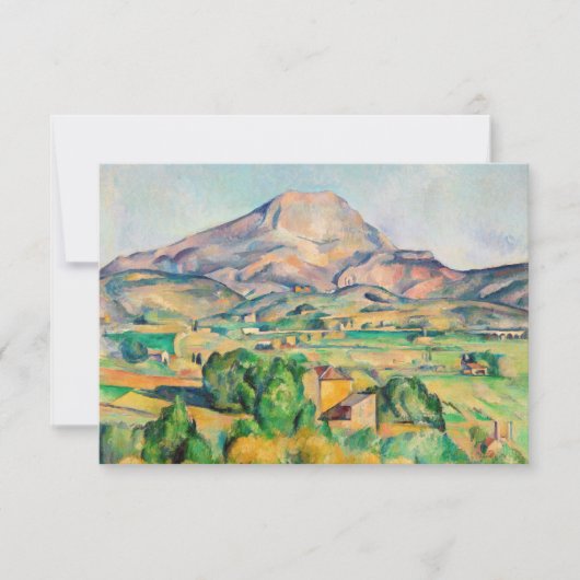 Carte De Remerciements Paul Cezanne - Mont Sainte-Victoire (Devant)