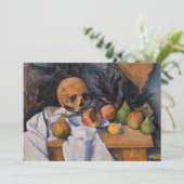 Carte De Remerciements Paul Cezanne - Nature morte avec crâne (Debout devant)