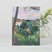 Carte De Remerciements Paul Cezanne - Pin à Estaque (Debout devant)