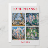 Carte De Remerciements Paul Cezanne - Sélection des chefs-d'oeuvre de Bat (Devant / Derrière)