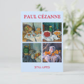 Carte De Remerciements Paul Cezanne - Toujours Vie Sélection de chefs-d'o (Debout devant)
